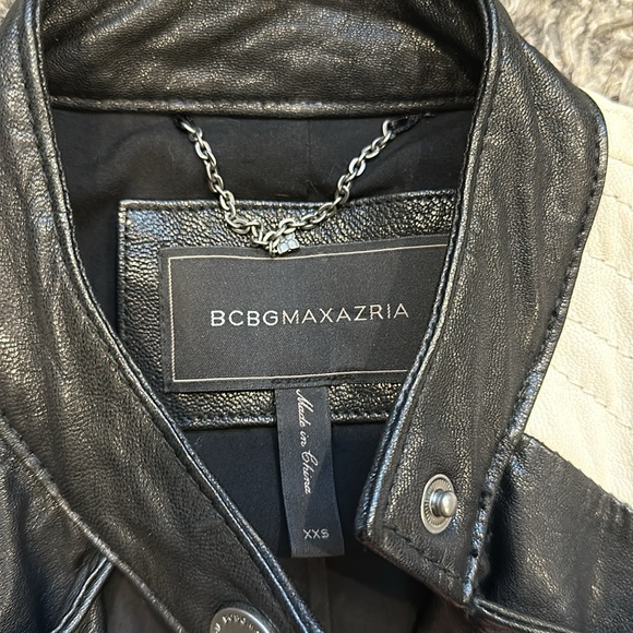 BCBG leather jacket - Picture 3 of 5
